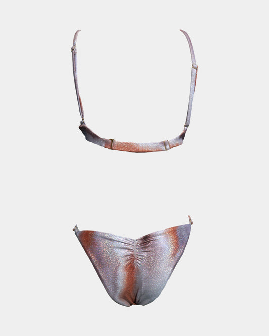 Metallic underwire bikini set_galaxi